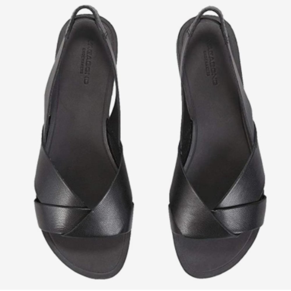 Black Vagabond Tia Sandal - size 39 (US 9)